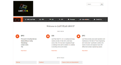 Desktop Screenshot of lastpeak.com